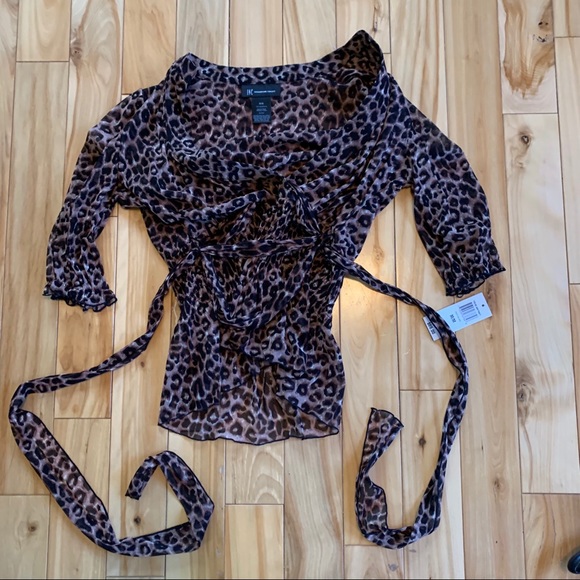 I.N.C. Leopard print blouse ( NWT) - Picture 14 of 14